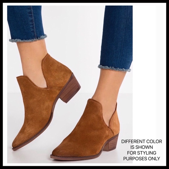 STEVE MADDEN ANKLE BOOTIES BLOCK HEEL BOOTS A3C - Picture 7 of 14